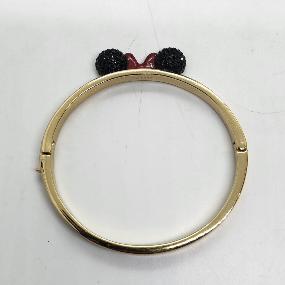 Disney Parks Kate Spade New York Minnie Mouse Red Bow Bangle Bracelet‎